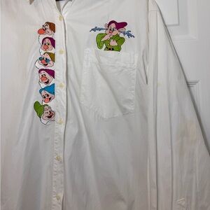 Disney 7 Dwarves button up